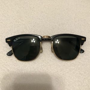 Black clubmaster raybans